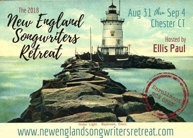New England Songwriters Retreat August 31 through September 4 2018